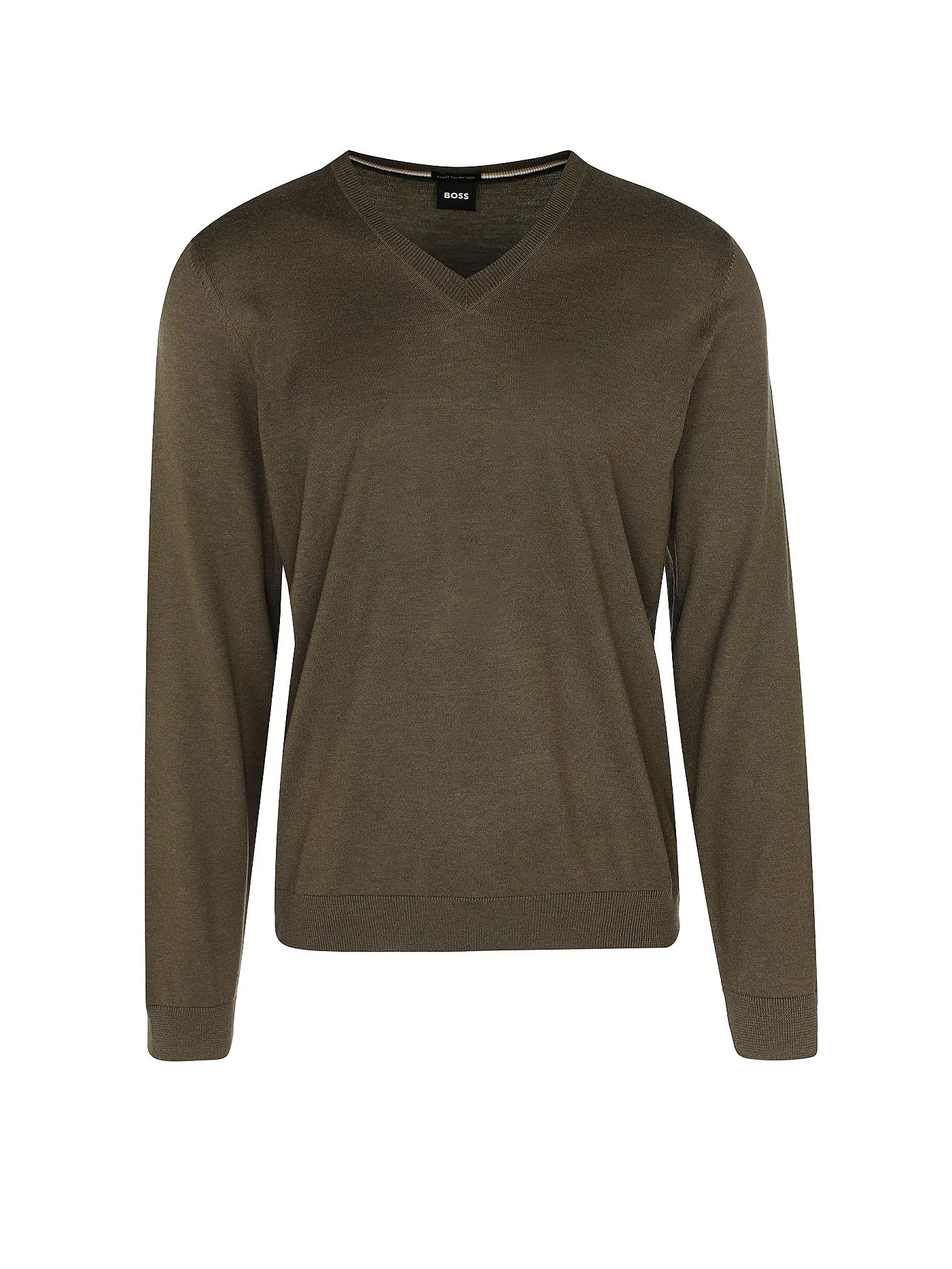BOSS | Pullover Slim Fit MELBA | olive